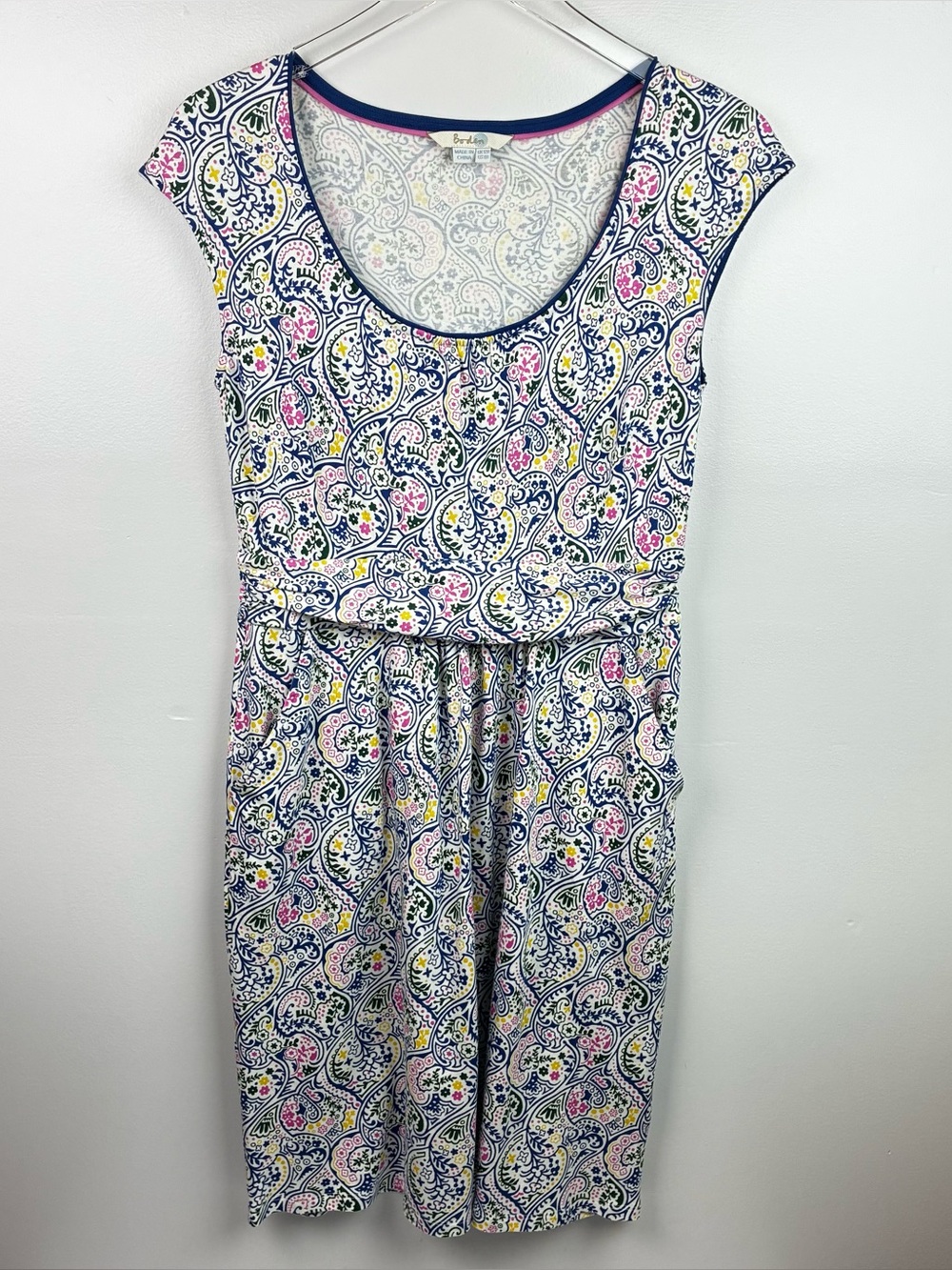 Boden Margot Jersey Floral Paisley Dress